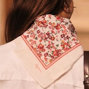 🆕 Sezane floral print cotton scarf